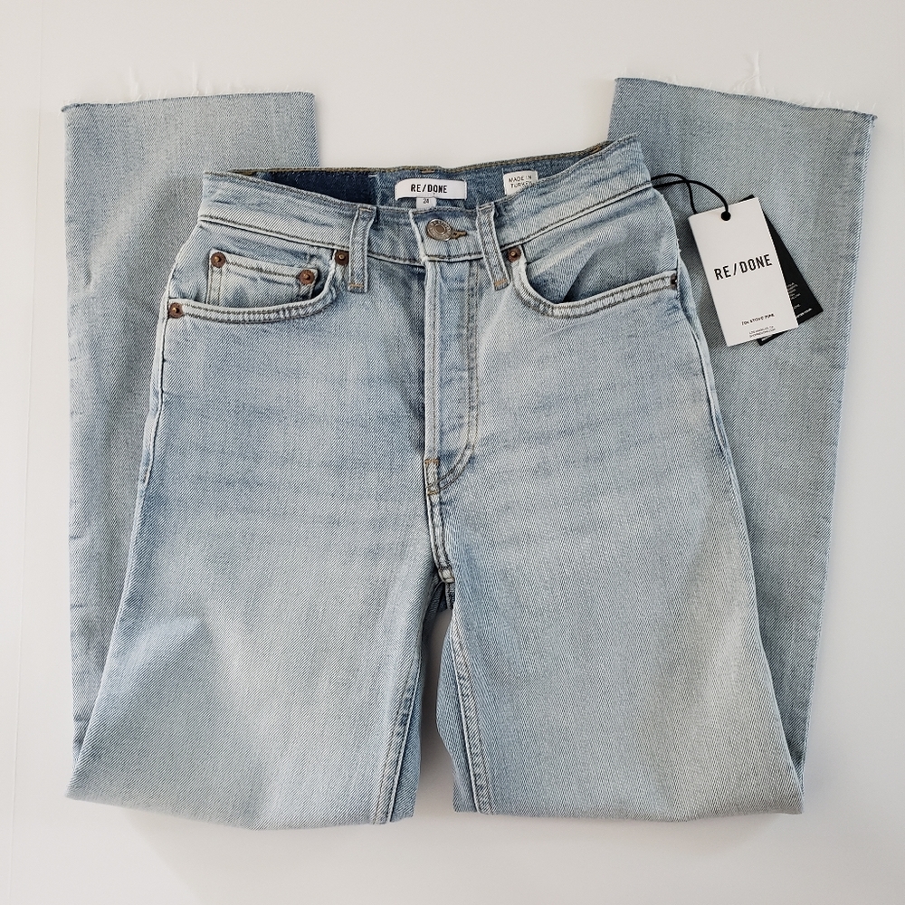 Re/Done 70s stove pipe light 14 jeans